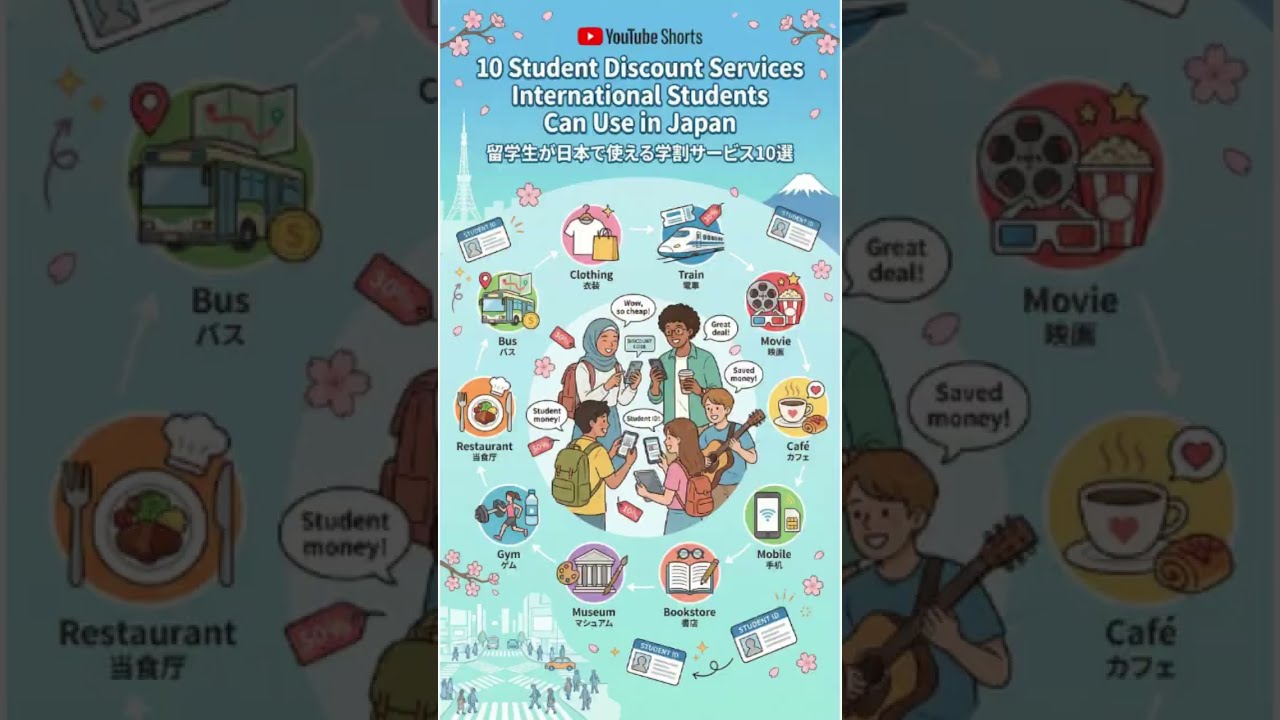 जापानमा अन्तर्राष्ट्रिय विद्यार्थीले पाउन सक्ने १० विद्यार्थी छुट सेवा | Student Discount Program