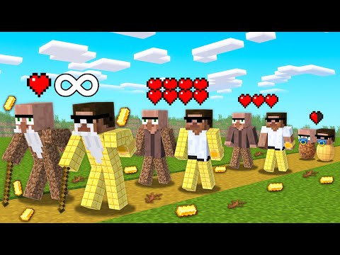 From Birth to Death of Gold and Dirt in Minecraft..