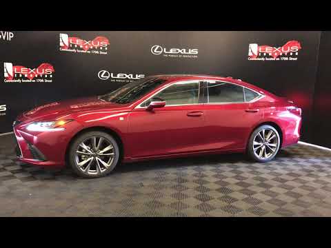 Matador Red 2020 Lexus ES 350 F Sport Series 2 Package Review   - Lexus of Edmonton New
