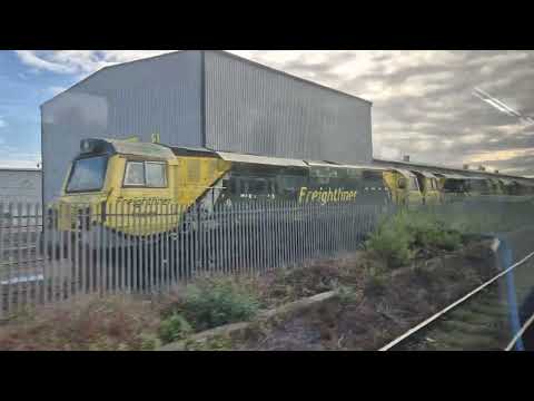 Episode 1040. Leeds Freightliner depot 18 September 2025 Class 59, 66 and 70 FL stored
