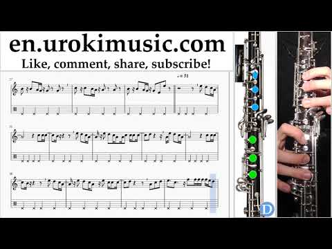 How to Play Oboe Clean Bandit - Rockabye ft Sean Paul Anne-Marie Tabs Part#2 um-i352