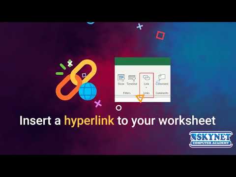 44 Insert a hyperlink to your worksheet