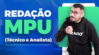 🟢MPU: MODELO NOTA 10 DE REDAÇÃO | BANCA FGV 2025.