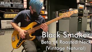 Video thumbnail for 【Ikebe B-Sound Check】BLACK SMOKER Beta J4 Roasted Maple Neck (Vintage Natural/M)【試奏動画】 by Ikebe Channel｜池部楽器店