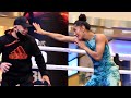 AMANDA SERRANO LOOKS SHREDDED AND LIGHTNING FAST AHEAD OF KATIE TAYLOR SUPERFIGHT
