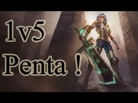 Learning how to edit (1v5 Riven penta kill)