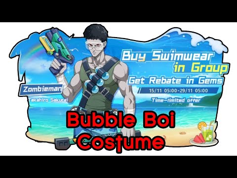 Zombieman Bubble Boi Costume Event Explained - One Punch Man: The Strongest