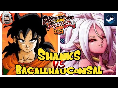DBFZ Shanks vs Bacallhau_Com_Sal (GokuBlack, Yamcha, Tien) Vs (GogetaSS4, GokuSSB, A21)