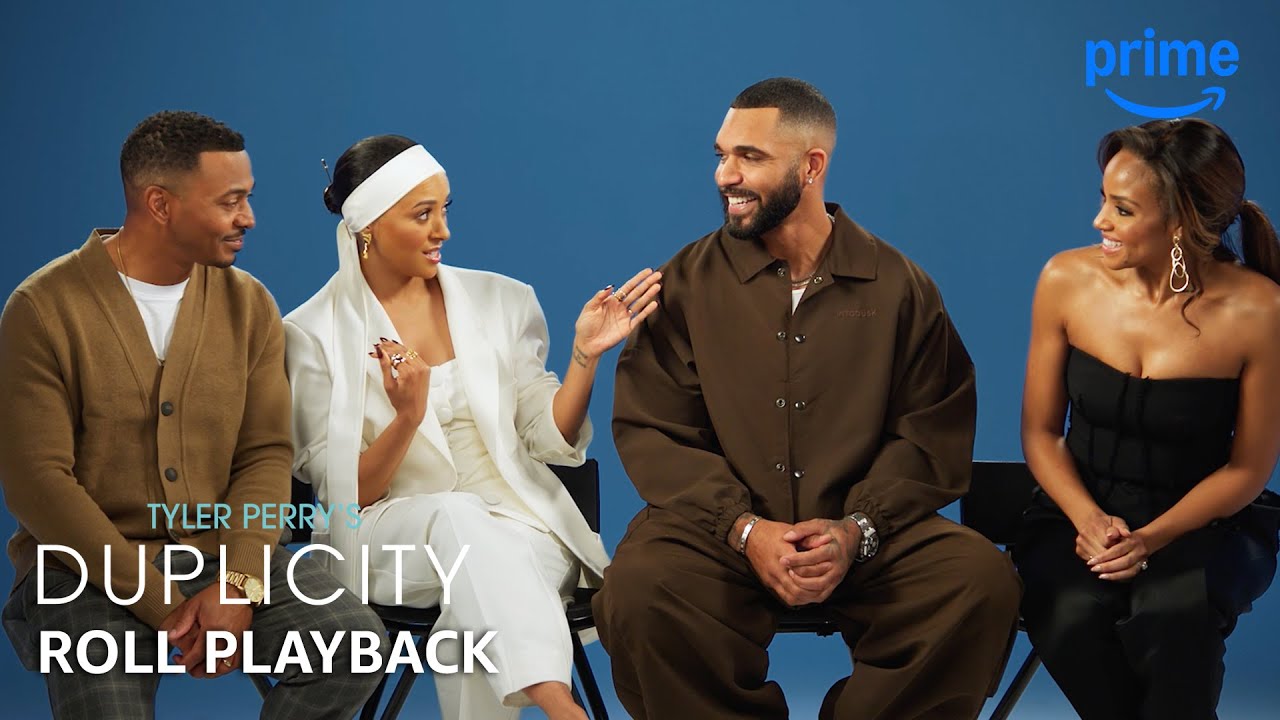 The Cast Reacts to Scenes From Tyler Perry's Duplicity - Roll Playback