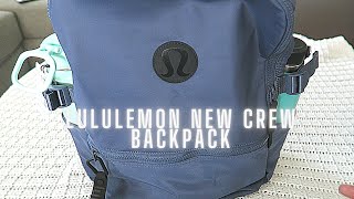 LULULEMON NEW CREW BACKPACK REVIEW | Comparison VS. City Adventurer Backpack | Modeling shots