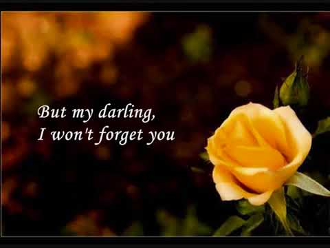 I won't forget you by Jim Reeves, with lyrics