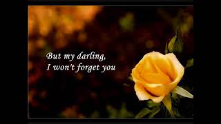 I won&#39;t forget you by Jim Reeves, with lyrics