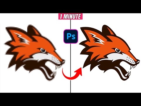 How to convert a low resolution logo to high resolution in photoshop 2026