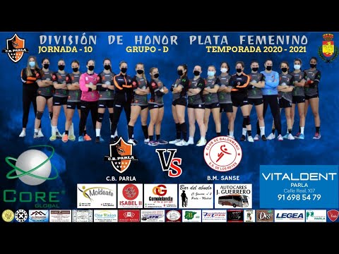 DH Plata Fem. Jornada 10. Core Global BM Parla VS BM Sanse