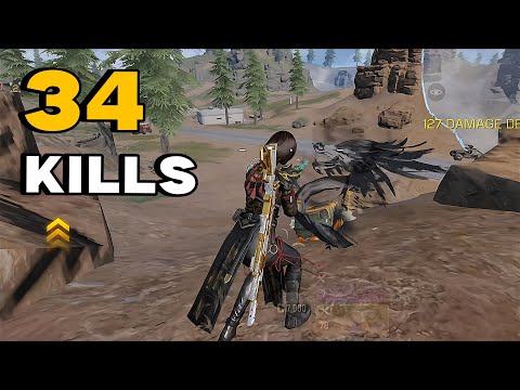 34 KILLS TYPE 19 MAXED IN SOLO VS SQUAD COD MOBILE BR FULL GAMEPLAY