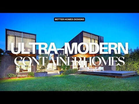 TOP! ULTRA MODERN CONTAINER HOMES DESIGN IDEAS | BEST LUXURY SHIPPING CONTAINER HOUSE ARCHITECTURE