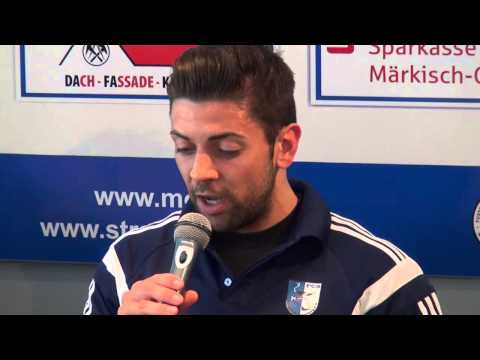 Pressekonferenz FC Strausberg - FSV Optik Rathenow 26.04.2015