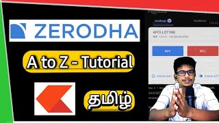 Zerodha App Full Tutorial in Tamil | A to Z all information