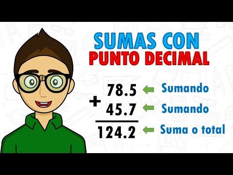 SUMAS CON PUNTO DECIMAL Super Facil - Para principiantes