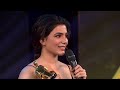 Samantha Ruth Prabhu Winning Speech Critics Choice Awards 2022
