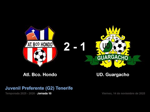 Juvenil Preferente (G2) Tenerife. Bco. Hondo -  UD. Guargacho