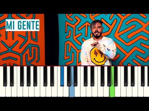 J Balvin, Willy William   Mi Gente  - Piano tutorial - Master Teclas
