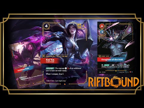 Riftbound TCG – How To Play Kai'Sa Daughter Of The Void (League of Legends Card Game)