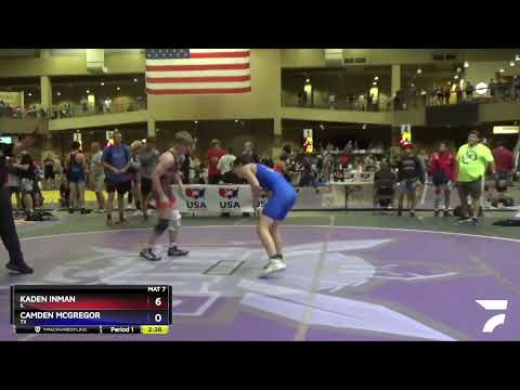 145 Lbs Cons. Round 2 - Kaden Inman, IL Vs Camden McGregor, TX 5fd6
