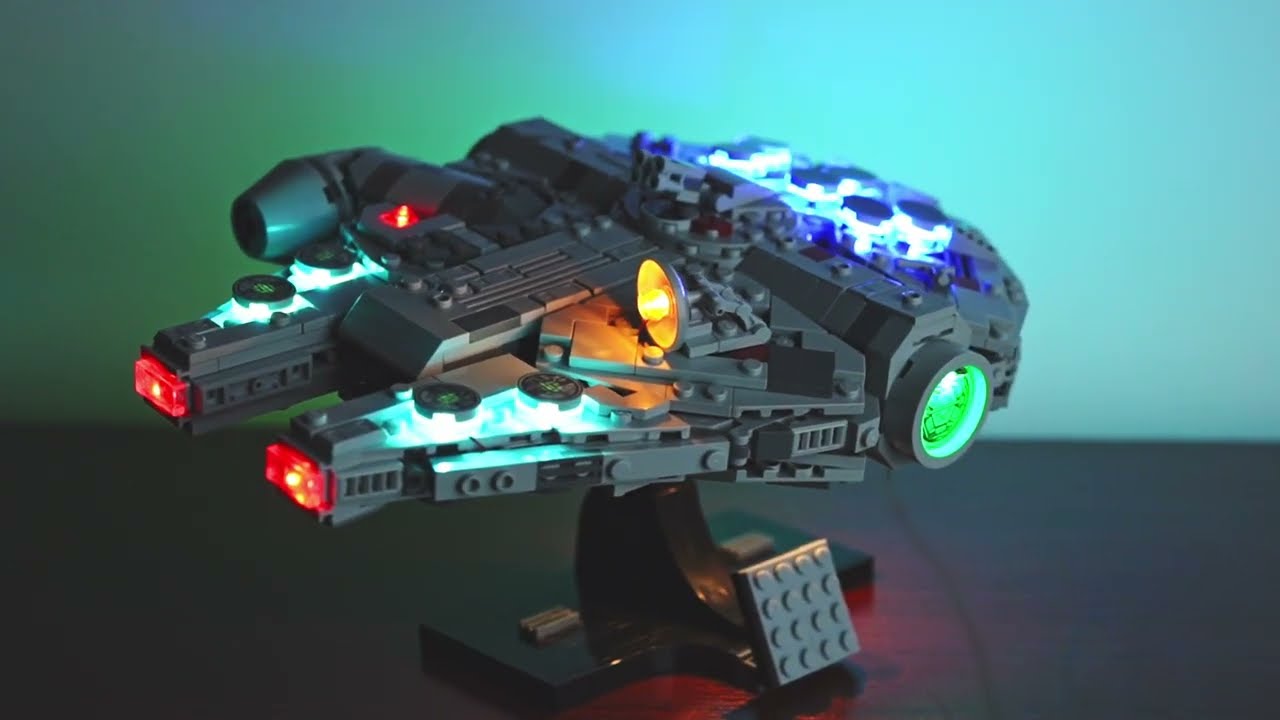 BrickBling LED-Licht-Set für LEGO® Star Wars: Millennium Falcon (75375)