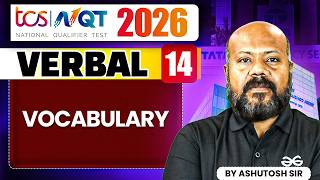 TCS NQT 2026 | Verbal 14 | VOCABULARY | TCS NQT Preparation