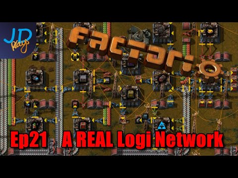 A REAL Logi network Ep21 | Factorio Biter Hell | Gameplay, Lets Play