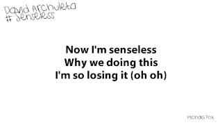 David Archuleta - Senseless [Lyrics on Screen] M&#39;Fox