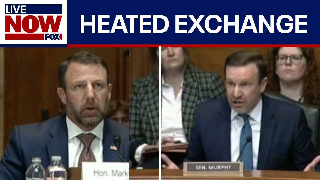 DHS Sec. Mullin has tense exchange with Sen. Murphy