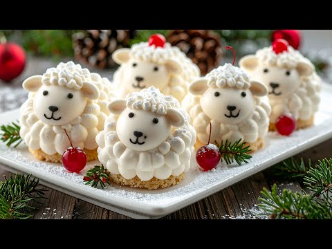 🎄The most delicious homemade Christmas dessert in just 15 minutes!  Surprise your guests!