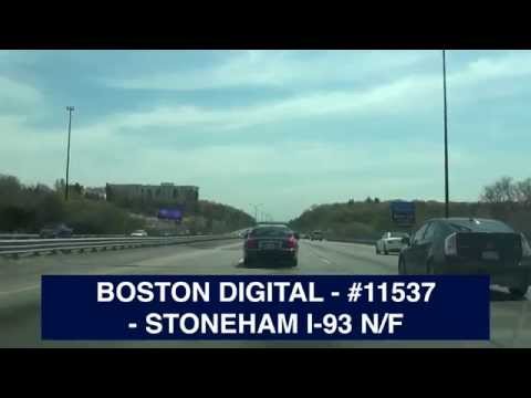 Digital Ride Video - BOS 011537 - Stoneham - I-93 - Facing North