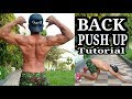 Back Push Up tutorial // Otan GJ
