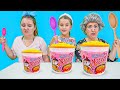 Big Medium And Small Food Challenge By Ruby And Bonnie