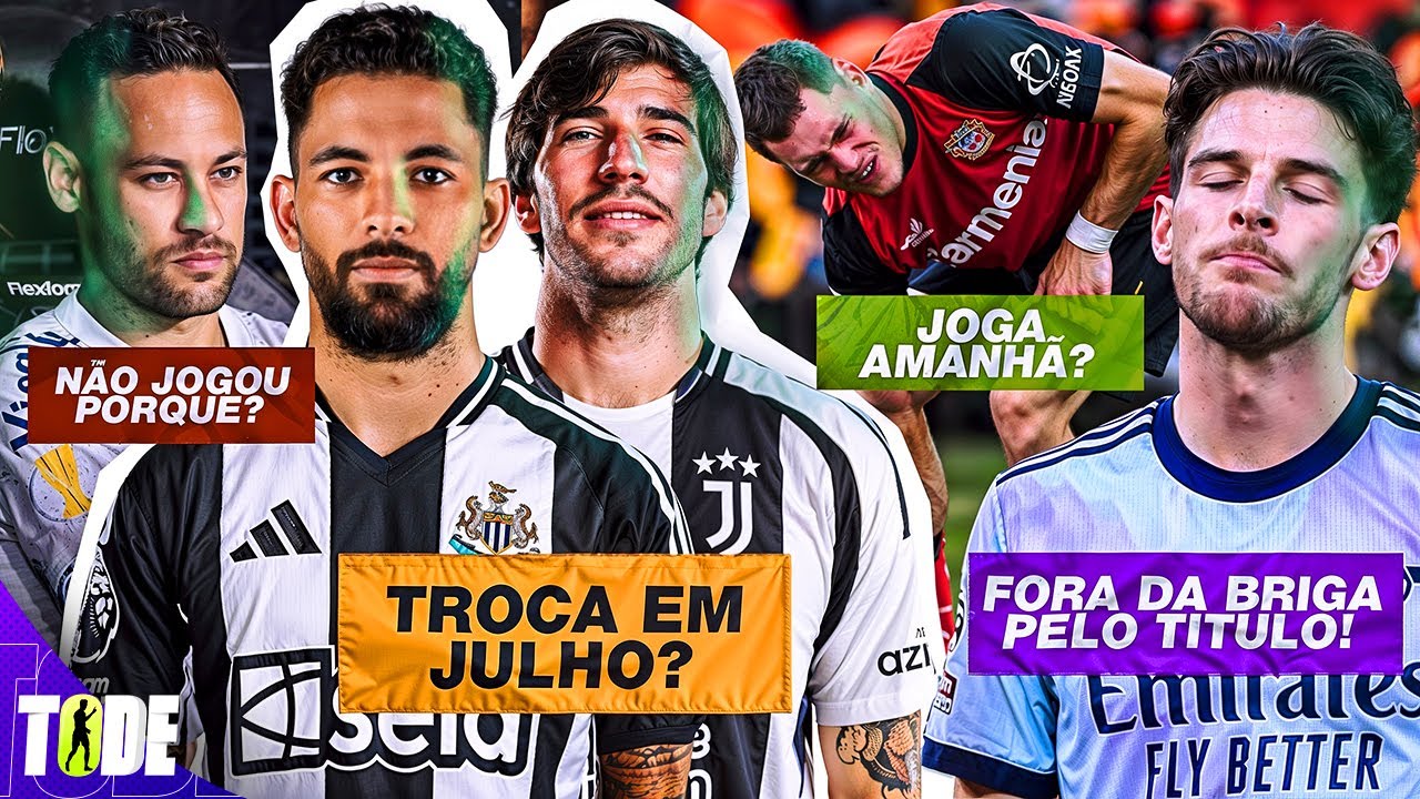 NEYMAR NÃO JOGOU, MAS PULOU CARNAVAL l DOUGLAS LUIZ por TONALI l WIRTZ LESIONADO l ARSENAL JÁ ERA?