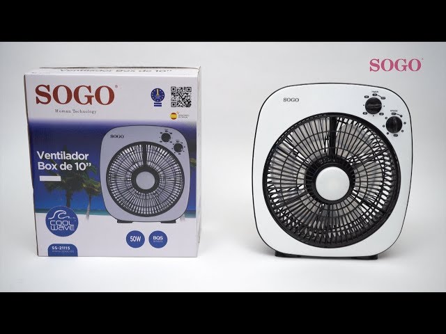 Ventilateur Sogo Box 45W video