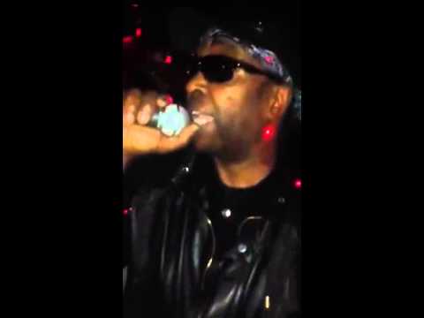 Jah Screechy blessing the mic for DubTastic Music @ Cafe Cairo