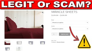 Miracle Sheets Review - Legit Website Or Online Scam
