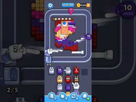 Pixel Flow Level 700 Walkthrough