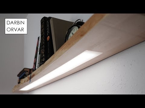 Floating Shelf w/ Hidden LED Lighting
