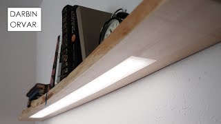 Floating Shelf w/ Hidden LED Lighting