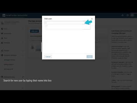 How to Add a New User in LinkedIn Campaign Manager