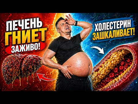 Холестерин зашкаливает а печень гниет заживо! 