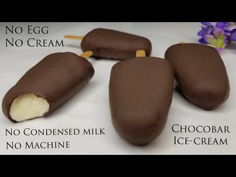 Jinsi ya kutengeneza ice cream tamu sana bila machine na cream nyumbani | Choco bar ice cream recipe