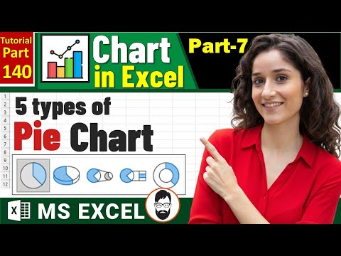 MS-EXCEL-140-Excel Pie Chart Tutorial 💡Pie, 3D, Pie of Pie & Doughnut Explained | Excel Tutorial