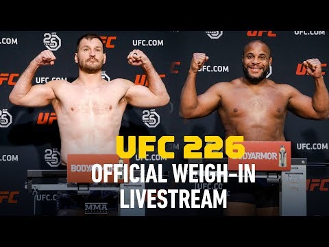 UFC 226 Official Weigh-ins (Complete) - MMA Fighting