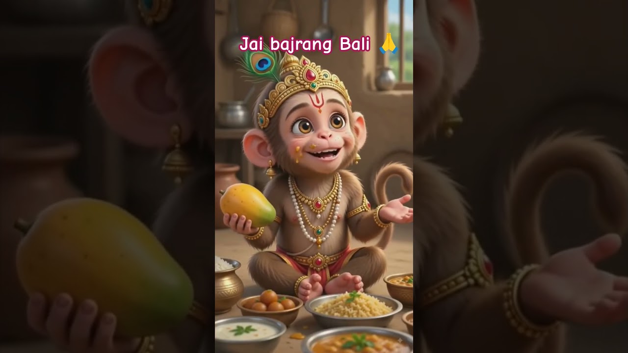 जब बाल हनुमान ने सूरज को मीठा आम समझ लिया! 🥭☀️#trending #viral #viralvideo #trendingshorts #youtube